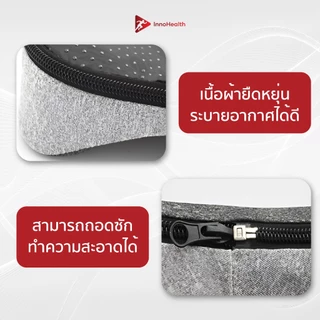 เบาะรองนั่ง InnoHealth เพื่อสุขภาพ บรรเทาอาการปวดเมื่อยขณะนั่ง ทำให้นั่งทำงานสบายๆ ได้นานขึ้น รองรับสรีระได้ดี ErgoSeat