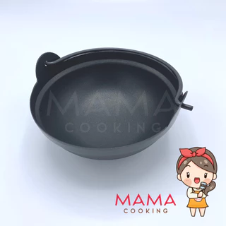 Mama Cooking - หม้อนาเบะ เตาสุกี้ญี่ปุ่น ขนาด 18 ซม. สำหรับ หม้อไฟ หม้อสุกี้ ชาบู แถมฟรีแอลกอฮอก้อน