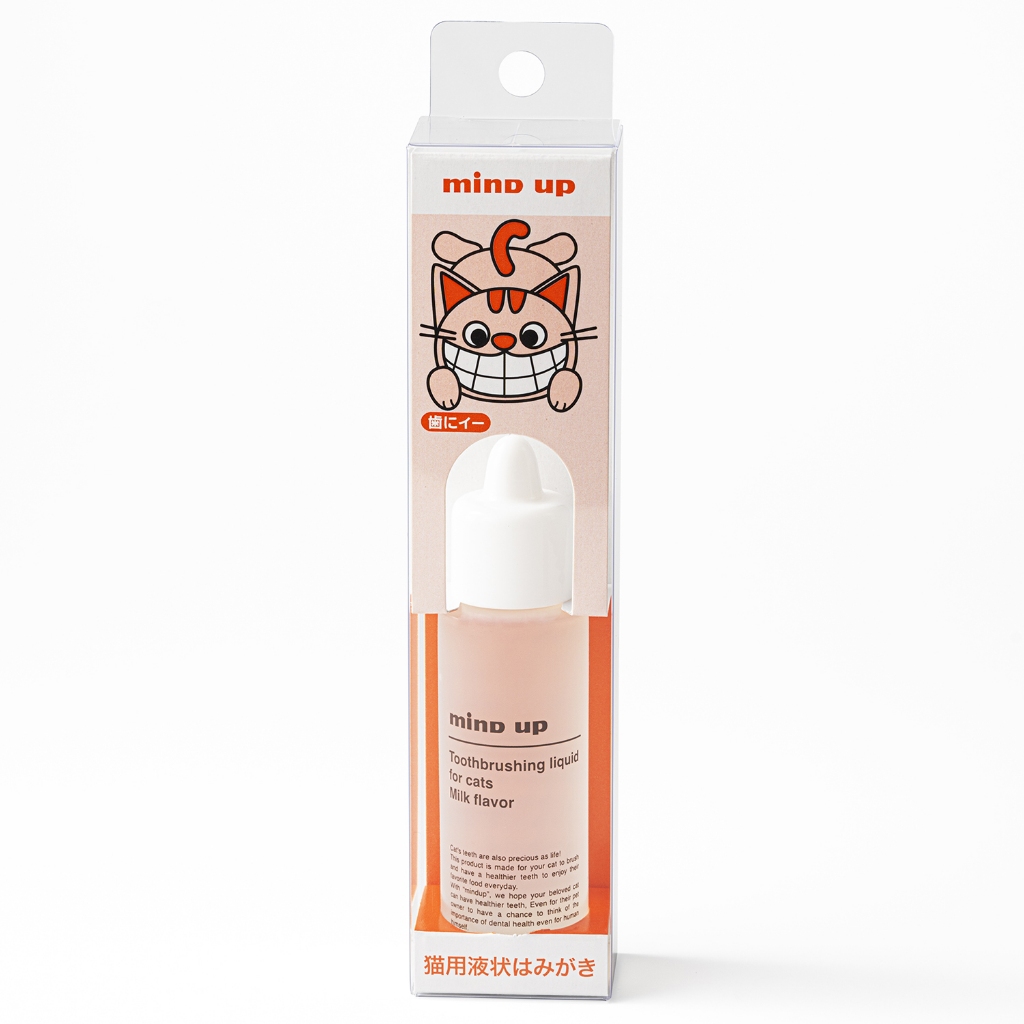 MindUp ยาสีฟัน รสนม แบบเจล สำหรับแมว Dental Care Liquid Paste
