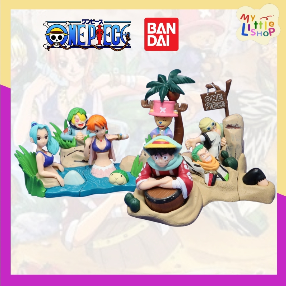 🌈พร้อมส่ง🌈 กาชาปอง วันพีช ครบเซ็ต One Piece Gashapon Diorama World 7  Part 1 Figure Set ลิขสิทธิ์แท้💯