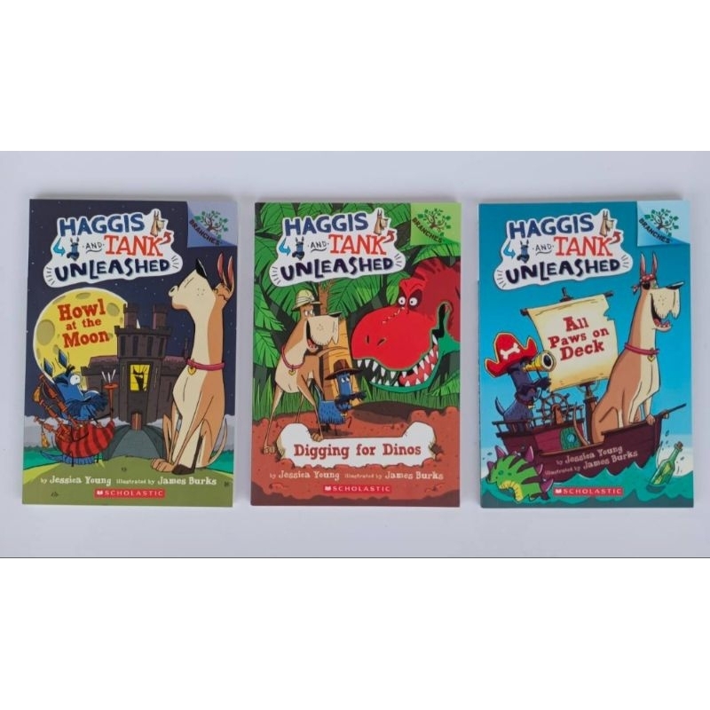 หนังสือชุด Haggis and Tank 3 เล่ม Comic Book หนังสือการ์ตูน หนังสือหัดอ่าน ภาษาอังกฤษสำหรับเด็ก