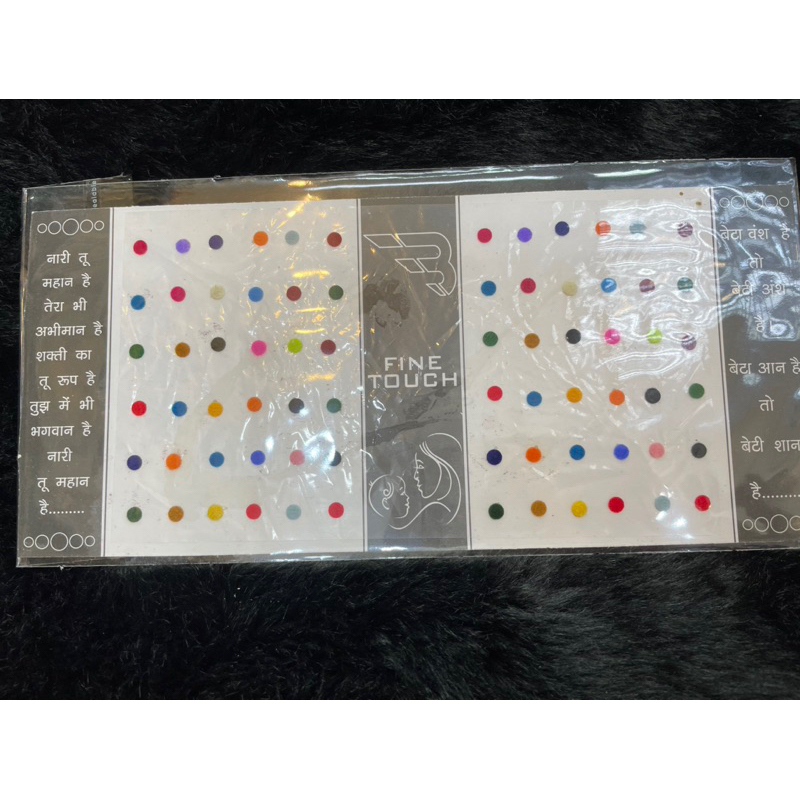 หน้าผากอินเดียแบบดั้งเดิม multi color Bindi สติกเกอร์สีแดงสำหรับหน้าผาก forehead traditional indian bindi sticker
