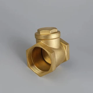 สวิง เช็ควาล์ว เช็ค วาล์ว ทองเหลือง วาล์วกันย้อน แบบแนวราบ Swing Check Valve 1/2 -1.5 นิ้ว