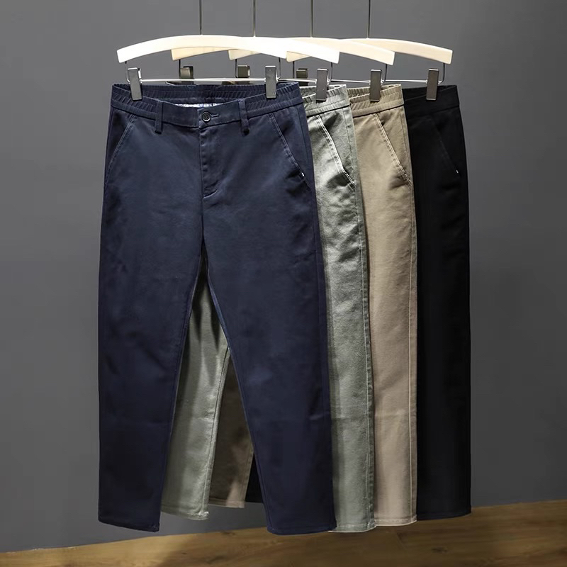 กางเกงสแล็คชาย ผ้าเกรดพรีเมี่ยม (มี 4 สี) กางเกงขายาว กางเกงผู้ชาย