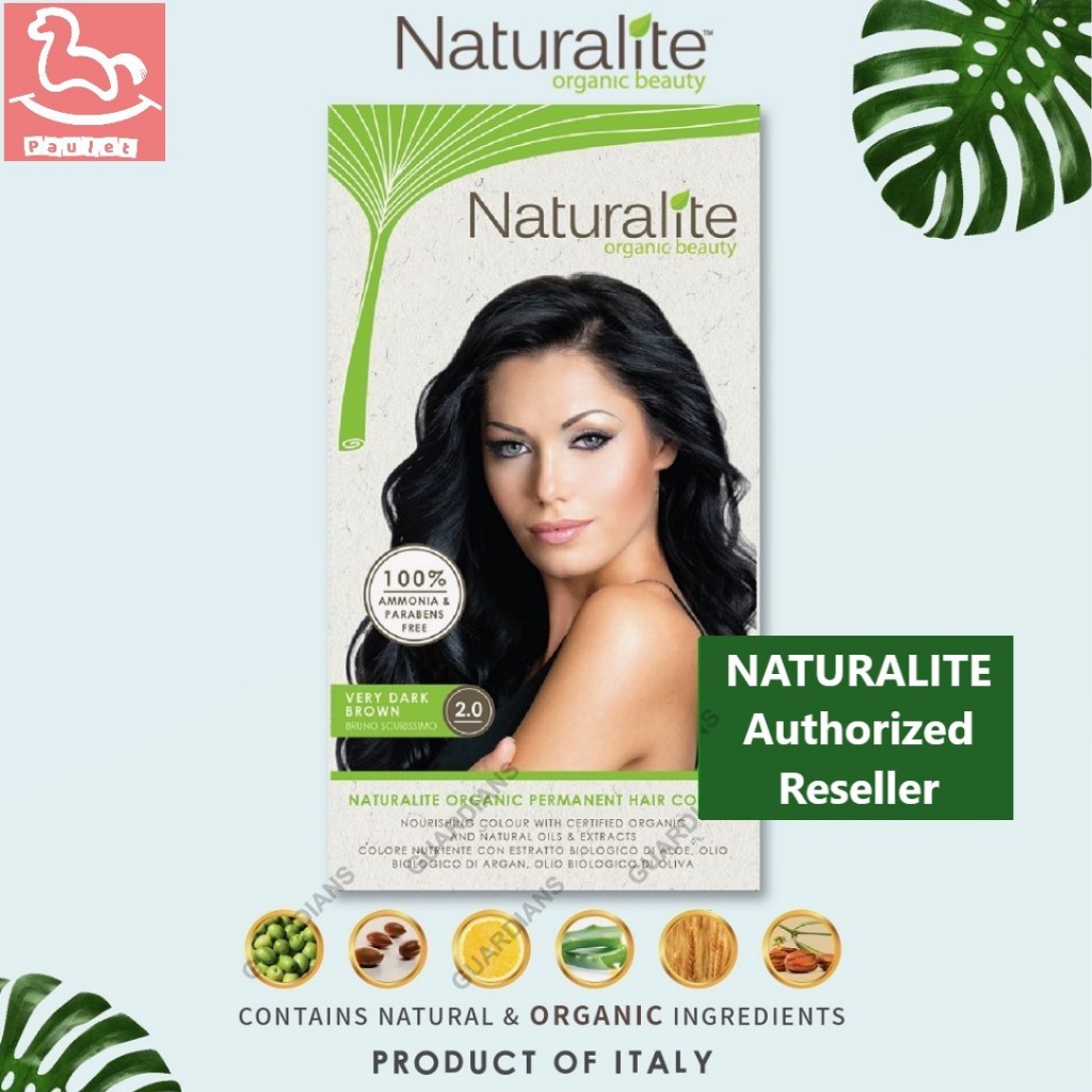 เนเชอรัลไลท์ สีย้อมผมออร์แกนิคแท้ - 3.0 DARK BROWN (**NO PARABENS, NO RESORCINOL, NO AMMONIA, NO PPD)