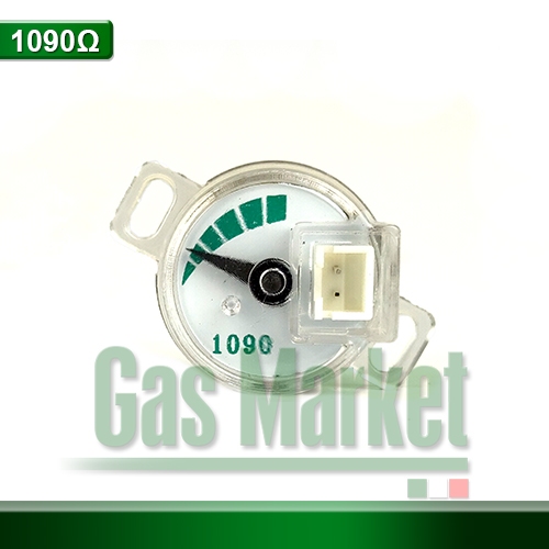 LPG Level Indicator 1090Ω Green -มาตรวัดระดับแก๊สสีเขียว ค่าความต้านทาน 0-90 เป็นมาตรวัดระดับแก๊ส LP