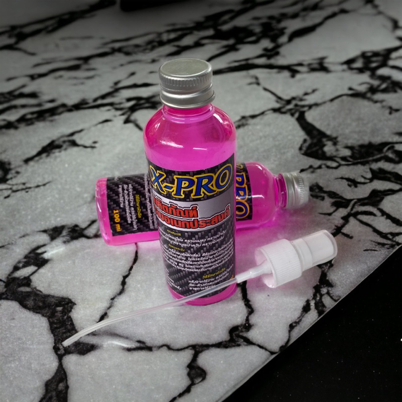 น้ำยาขจัดคราบโครเมี่ยม Wax-Pro ขนาด100ml จัดคราบสนิม ขจัดคราบเหลือง ขจัดคราบโครเมี่ยม ขจัดคราบขี้เกลือ ขจัดคราบแมลง