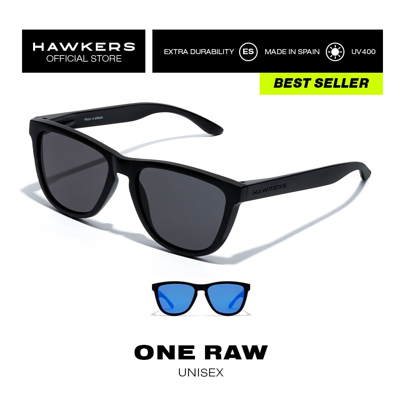 HAWKERS ONE RAW แว่นกันแดดสำหรับทั้งชายและหญิง ยูนิเซ็กซ์ ผลิตภัณฑ์อย่างเป็นทางการได้รับการออกแบบและผลิตในสเปน