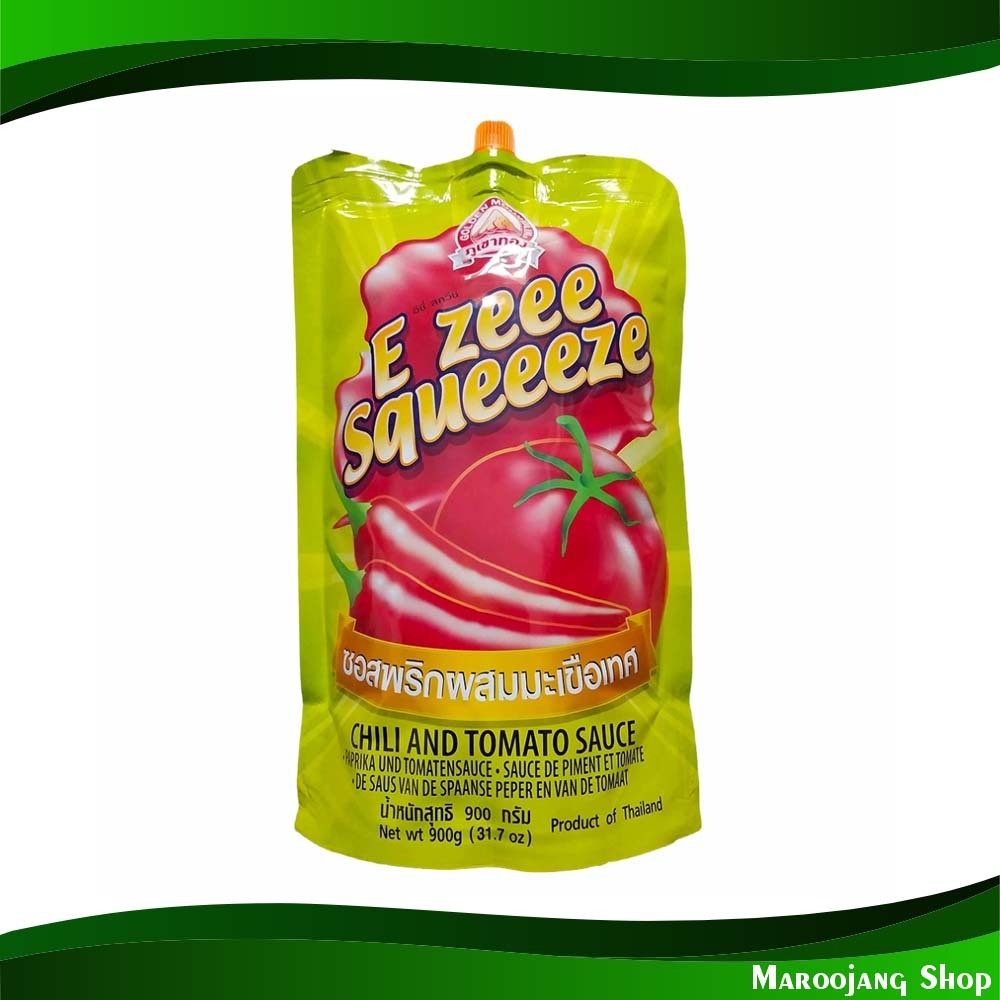 ซอสพริกผสมมะเขือเทศ อีซี่ สควีส 900 กรัม Chili Tomato Sauce Easy Squeeze