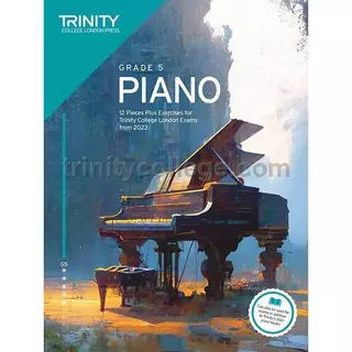 (NEW)Trinity Piano Exam Pieces Plus Exercises from 2023: Grade In-8 Book only