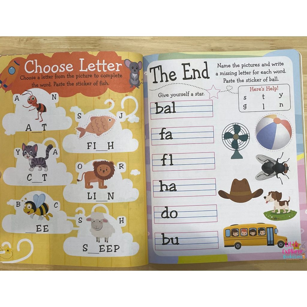 (Age4+) Writing Activity Book for kids with Stickers (Learn Everyday) หนังสือกิจกรรมเสริมพัฒนาการสำหรับเด็ก สมุดกิจกรรม ราคา ถูกที่สุด ดีลบีเคเค แกลเลอรีภาพที่ 3