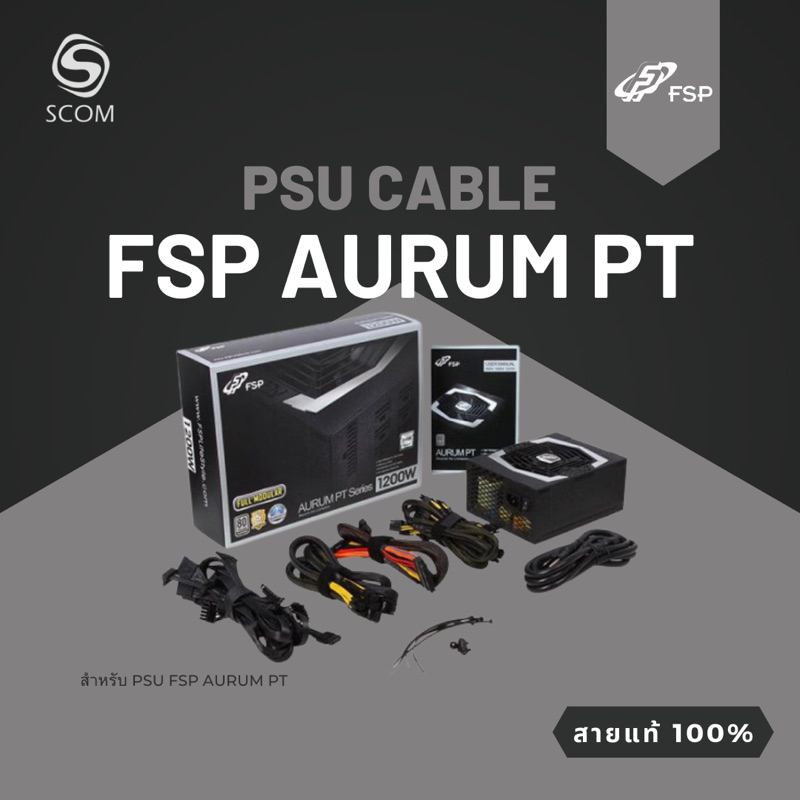 สายไฟเลี้ยงสำหรับ PSU FSP 1200W 1000W AURUM PT