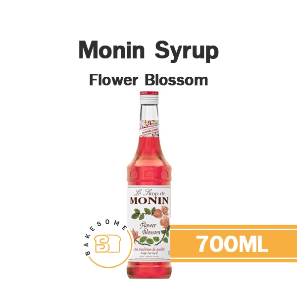 Monin Syrup Flower Blossom โมนิน ไซรัป ฟลาวเวอร์ บลอซซัม โมแนง ไซรัป น้ำเชื่อม โมนิน 700ML
