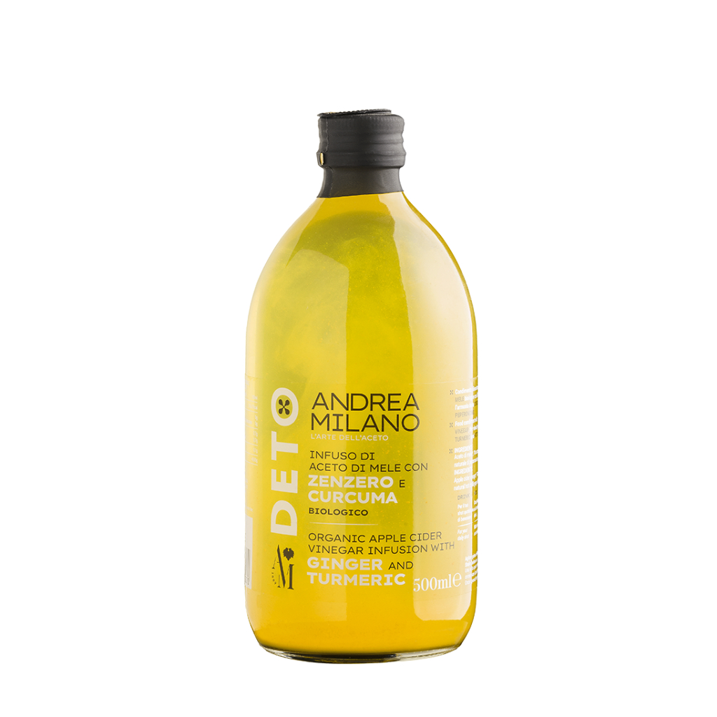 Andrea Organic Apple cider vinegar w/Ginger &Turmeric 500ml