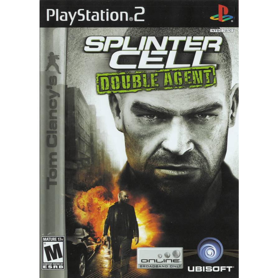 Tom Clancy's Splinter Cell Double Agent ps2 แผ่นไรท์ เกมPS2 เกมเพทู