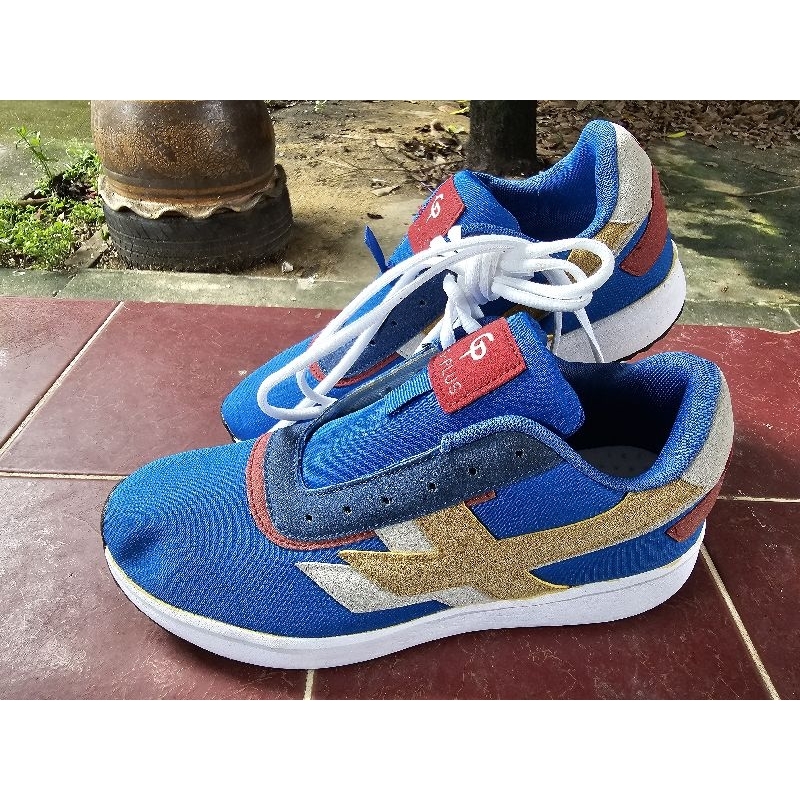 G-PLUS Sneaker รุ่น PM022 นันยางรองเท้าแฟชั่นสเน็กเกอร์ผ้าใบผู้ชายใส่วิ่งได้ Size 43