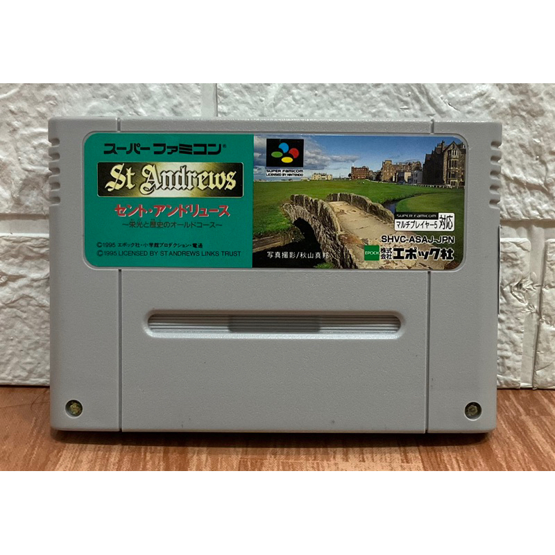 ตลับแท้ [SFC] [0430] St Andrews: Eikou to Rekishi no Old Course (Japan) (	SHVC-ASAJ)