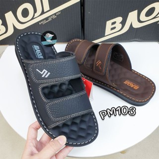 รองเท้าผู้ชาย Baoji PM103 รองเท้าแตะ แบบสวม เย็บขอบ เบอร์ 40…