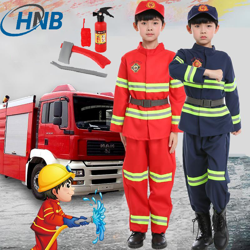 HNB พร้อมส่งจากไทย ครบเซท ชุดดับเพลิง ชุดนักดับเพลิง ชุดดับเพลิงเด็ก ชุดอาชีพ ดับเพลิง