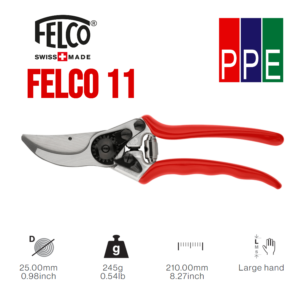 FELCO 11 [FELCO] กรรไกรตัดแต่งกิ่ง กรรไกรงานสวน High performance - Classic, new generation