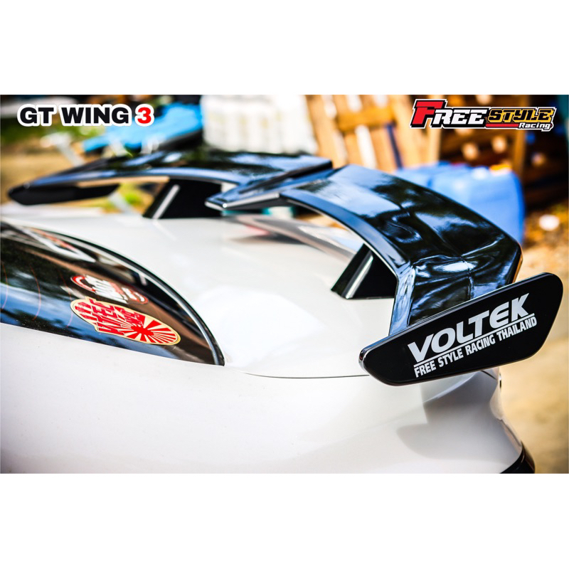 ส่งโคตรด่วน GT WING 3นิ้ว ติดได้ทั้ง 4 และ 5 ประตู ใช้กาวติดตั้ง สวย เท่ ไม่เหมือนใครครับ มี 2 สี
