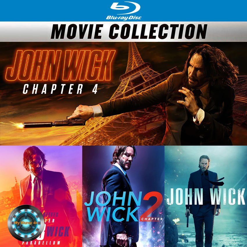 Bluray เสียงไทยมาสเตอร์ หนังใหม่ หนังบลูเรย์ John Wick จอห์น วิค แรงกว่านรก Collection