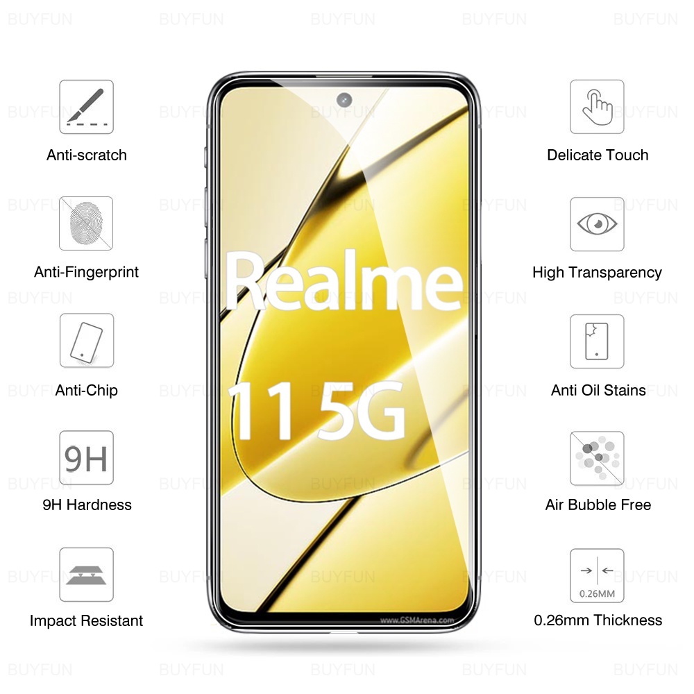 Realme C67 4G/OPPO A59 5G/A79 5G/Realme GT3/Realme 11 5Gฟิล์มกระจกเต็มจอA38 2023/A18 2023/A78 4G/A58 4G/A78 5G/A58 5G