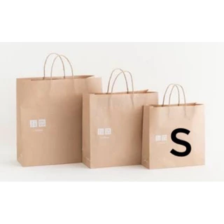 ถุงกระดาษUniqlo ของใหม่ไม่ผ่านการใช้งาน แท้จากช้อป(แพคใส่กล่องถุงไม่ยับ)
