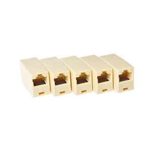 (ต่อยาวLAN)- ขายส่ง-🌈ตัวต่อกลางเพิ่มความยาวสายแลน LAN RJ45 (F-F)👍 Jack Connector RJ45 (F-F)💥