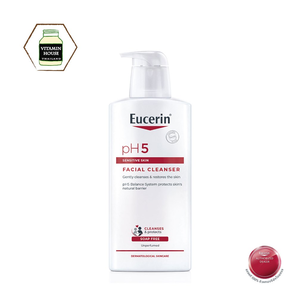 EUCERIN pH5 Sensitive Facial Cleanser ยูเซอริน พีเอช5 เซนซิทีฟ เฟเชี่ยล คลีนเซอร