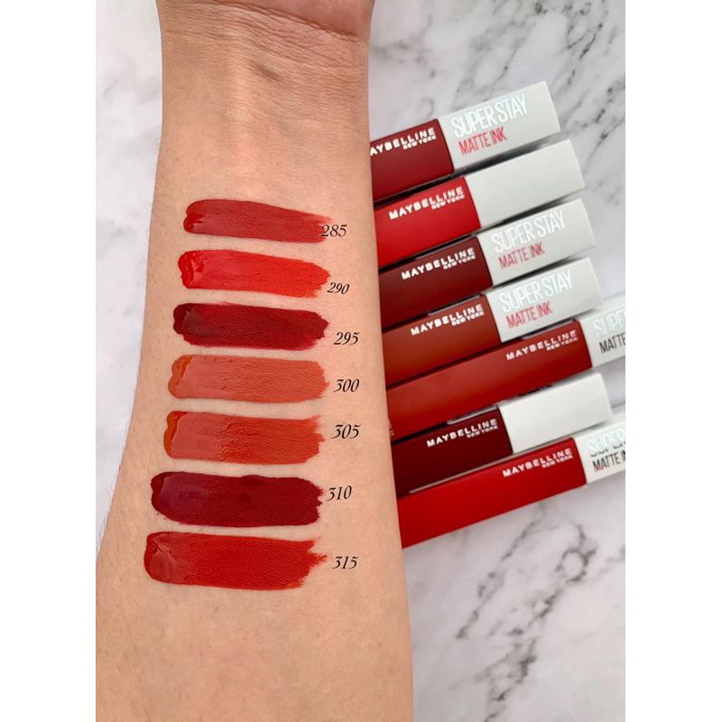 พร้อมส่ง Maybelline Superstay Matte Ink ROGUE REDS