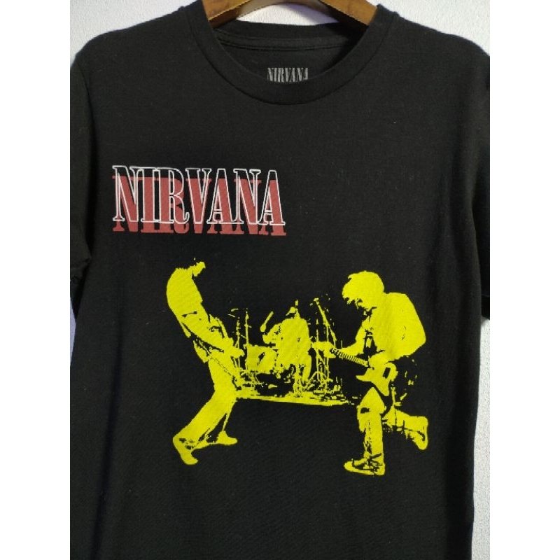 เสื้อวง มือสอง Nirvana อก 36 ยาว 28