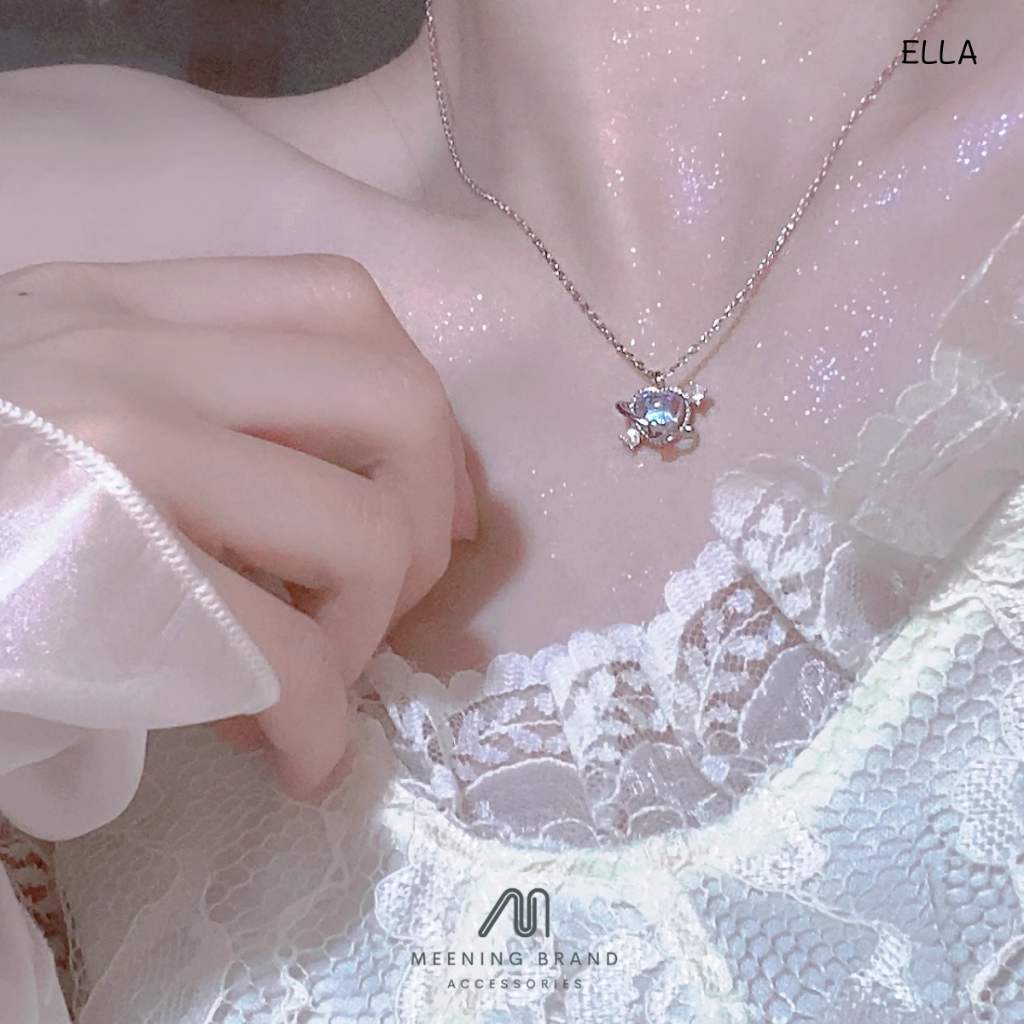 MeeningBrand สร้อยคอเงิน ELLA HEART [02-0101]