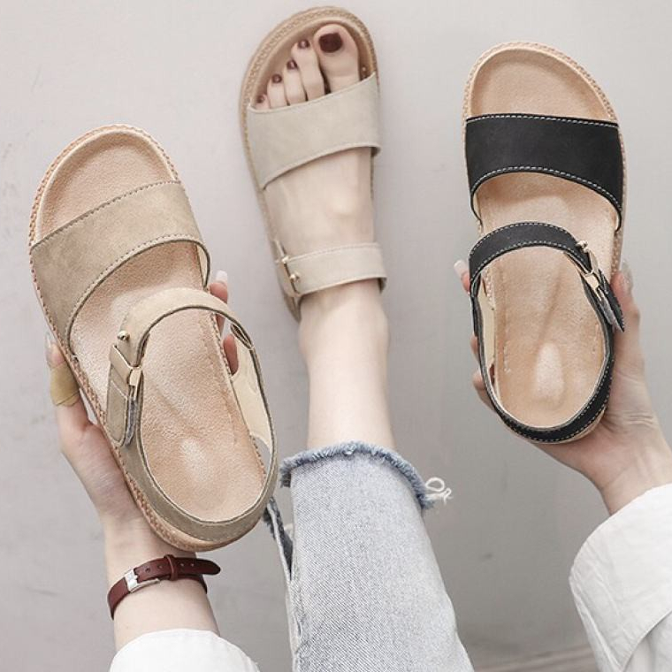 รองเท้าแตะรัดส้น แฟชั่นผู้หญิง (เท้าอวบแนะนำเพิ่ม 1 ไซส์)👡👡