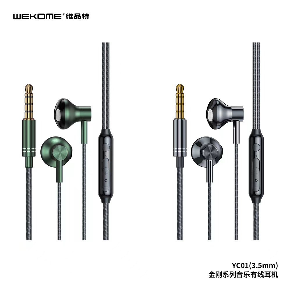 WEKOME YC01 หูฟัง small talk earphones หูฟังมีสาย แจ๊ค3.5มม. Wired earphone