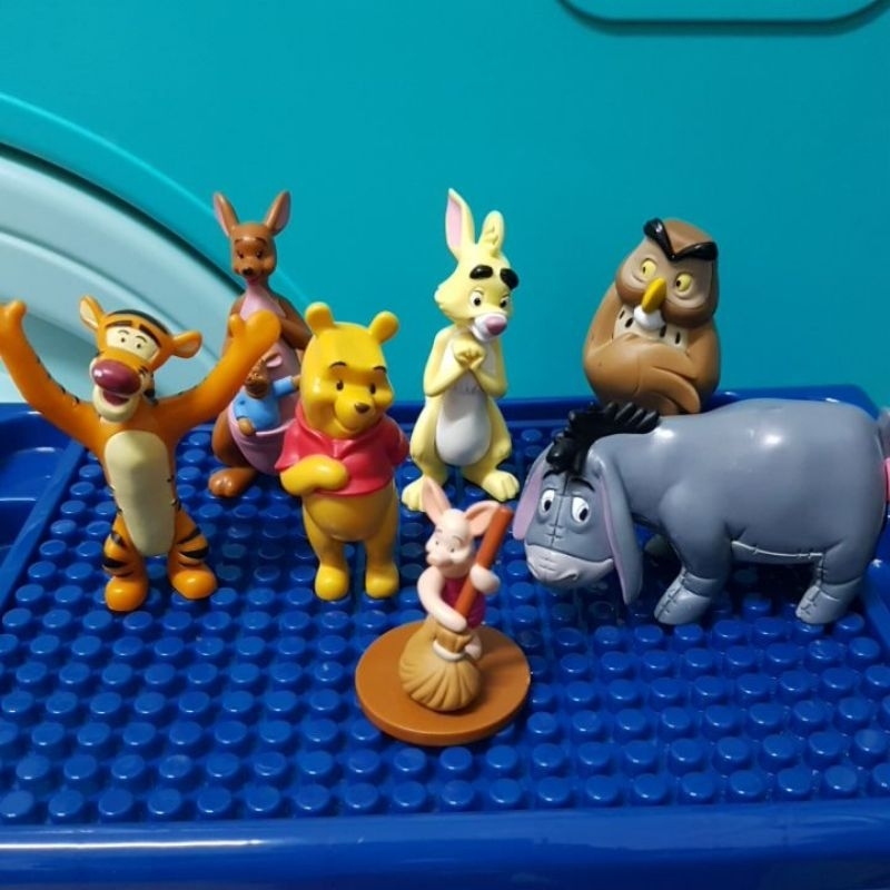 โมเดลหมีพูห์ โมเดลสะสม Disney Winnie The Pooh 7 Figure Play Set