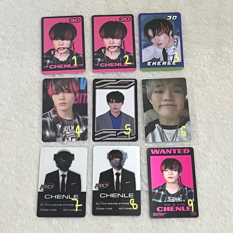 [พร้อมส่ง] การ์ดเฉินเล่อ NCT Dream glitch mode NCT 2021 trading