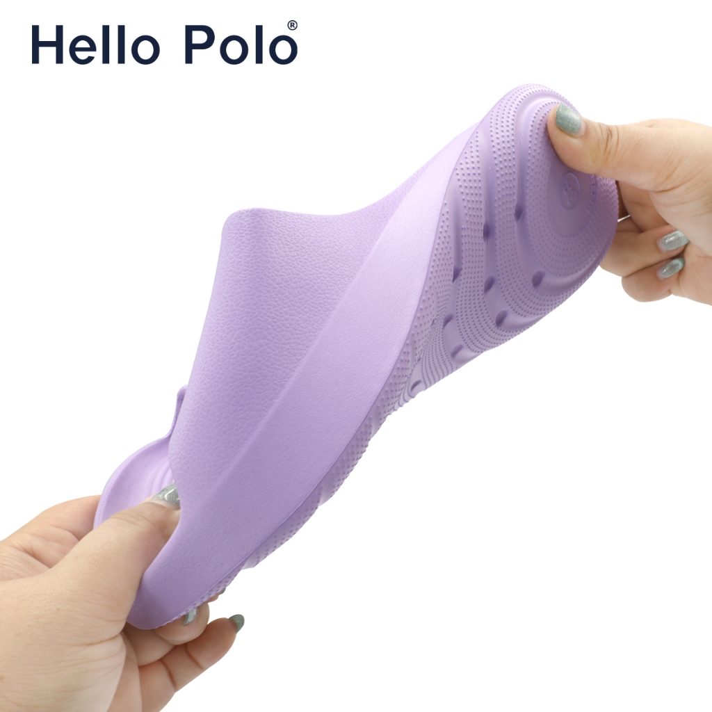 Hello Polo รองเท้าแตะ รองเท้าแตะลําลอง สําหรับสตรี พื้นหนา กันลื่น นุ่มและเสริมความสูง แฟชั่นฤดูร้อน hp8011w