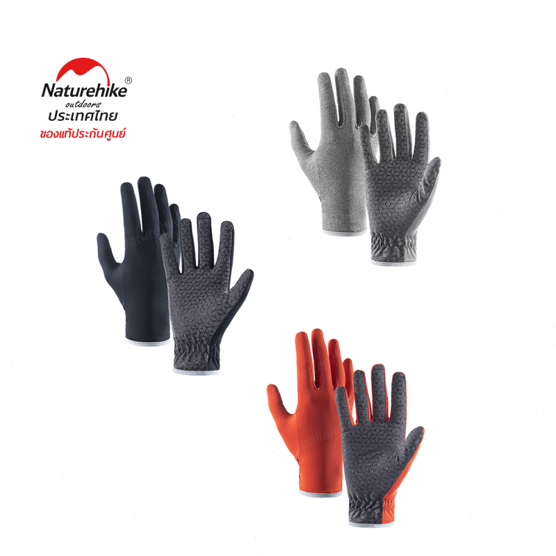 Naturehike Thailand ถุงมือ GL09-T Lightweight Sunscreen Anti-skid Gloves(ราคาต่อคู่)