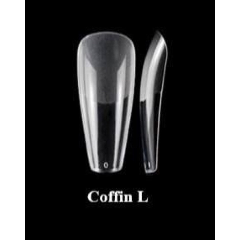 Soft gel tips(coffin Long)
