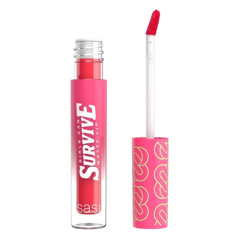 ลิป Sasi Girls Can Survive Matte Lip ลิปน้องใหม่ของ Sasi ลิปเนื้อแมท เนื้อสัมผัส เนียนนุ่ม เบาบาง เนื้อแน่น ติดทน