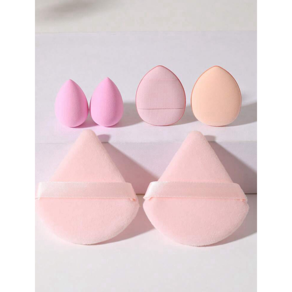 Powder puff พัฟจิ๋ว พัฟแต่งหน้าจิ๋ว พัฟพร้อมส่ง พัฟเล็ก พัฟแต่งหน้า ฟองน้ำ เซ็ตพัฟแต่งหน้า