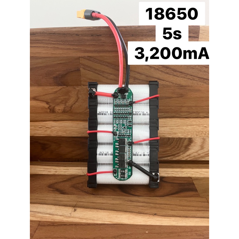 แบตลิเธียมไอออน Li-ion 18650 5s 18.5V-21V 3,200mA - 6,400mA