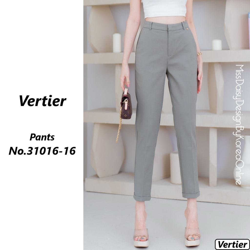 Vertier กางเกงขายาว 9 ส่วน No.31016 เนื้อผ้าชนิดใหม่ New Fabric !!! (Cotton 73％＋Nylon 16％ + Tencel 8% + Spandex 3%) - รูปที่ 5