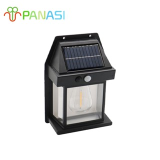 Panasi ไฟติดผนัง โซล่าเซลล์ โคมไฟติดผนัง ไฟโซล่าเซลล์ ไฟเซ็น…