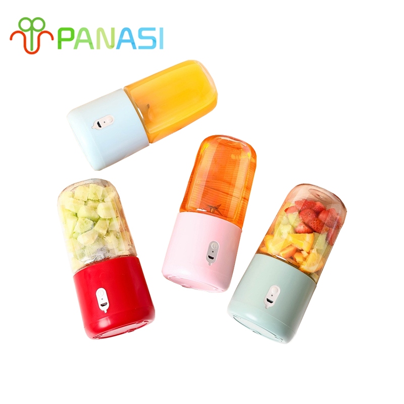 Panasi ไร้สาย 6ใบมีด เครื่องปั่นน้ำผลไม้ พกพา เครื่องปั่นผลไม้ 400ml