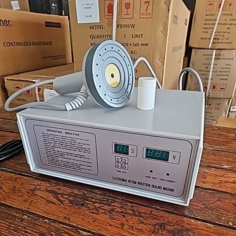 เครื่องปิดฝาฟอยด์ รุ่น DGYF500A ปิดผนึกฟอยล์อลูมิเนียมเหนี่ยวนำแม่เหล็กไฟฟ้าชนิดใช้มือถือ