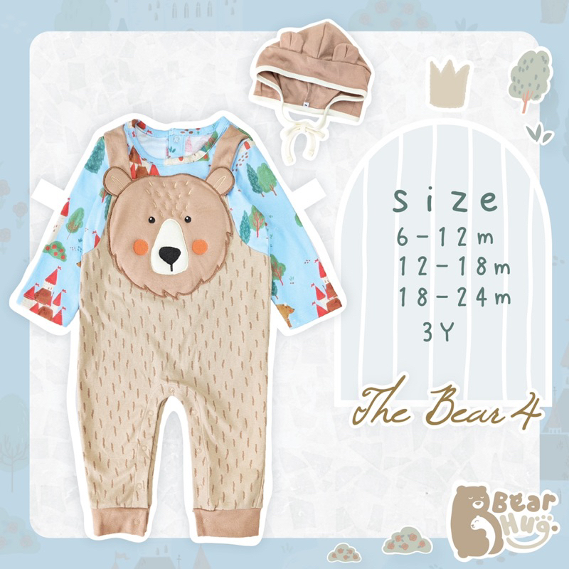 [The Bear 4] ชุดเด็ก Bear hug, Collection Beauty and the Bear