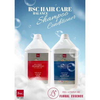 BSC hair care balance pro-Vitamin B5 ขนาด 3200ml. เเชมพู-ครีมนวด สำหรับร้านซาลอนช่วยถนอมมือช่างทําผม
