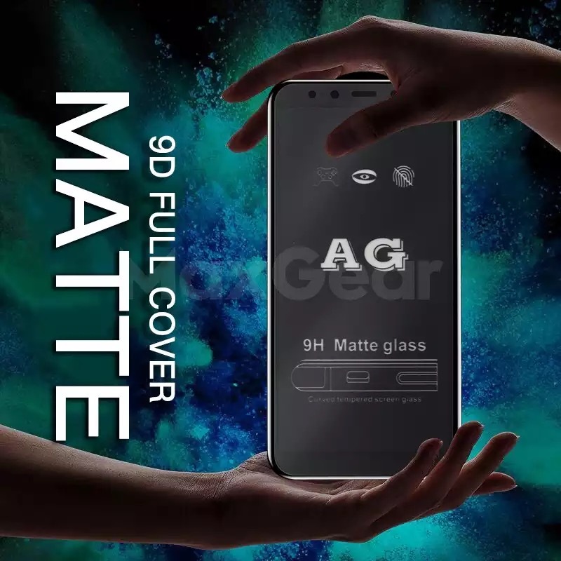 ฟิล์มด้าน ฟิล์มกระจกเต็มจอ ฟิล์ม iP 15 15Pro 15Plus 15Pro Max ฟิล์มแบบด้าน กาวเต็ม ขอบดำ ฟิล์มกระจกน